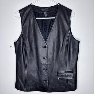 Liz Claiborne Leather Vest